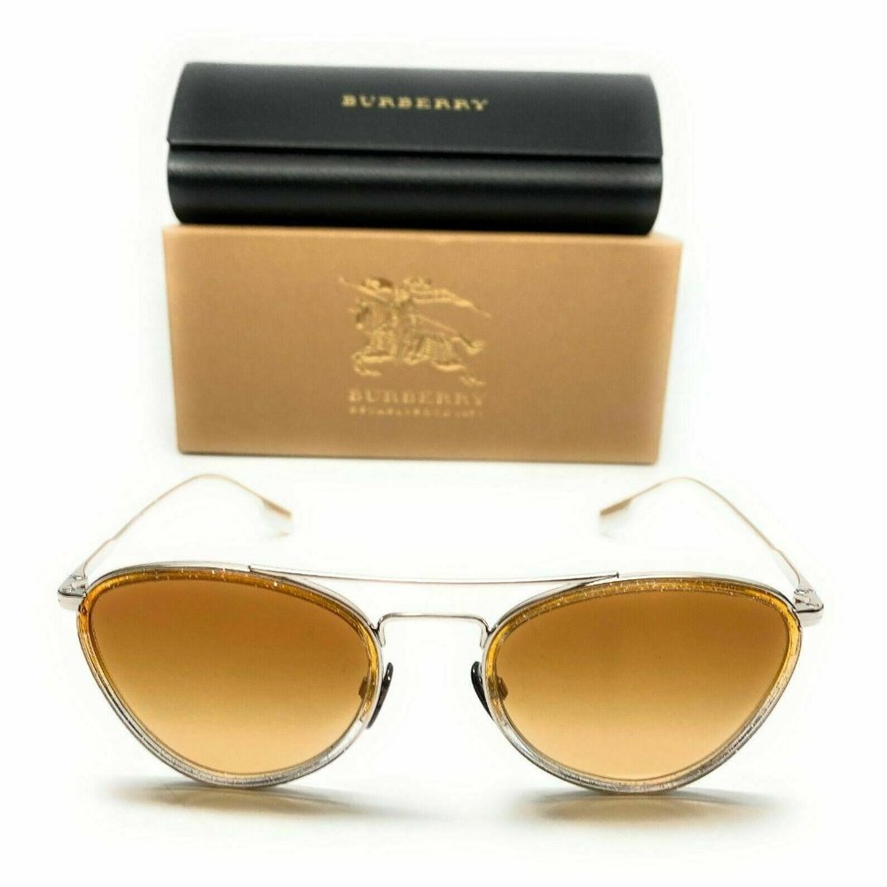 Burberry Women's Yellow Glitter Sunglasses! - Picture 2 of 4